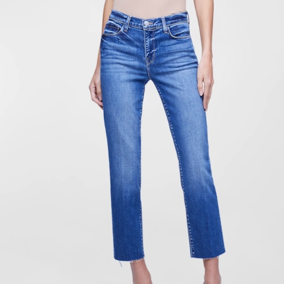 L'Agence Sada High Rise Slim Ankle Crop, Jeans, in Cambridge. Size 30" - Picture 1 of 8